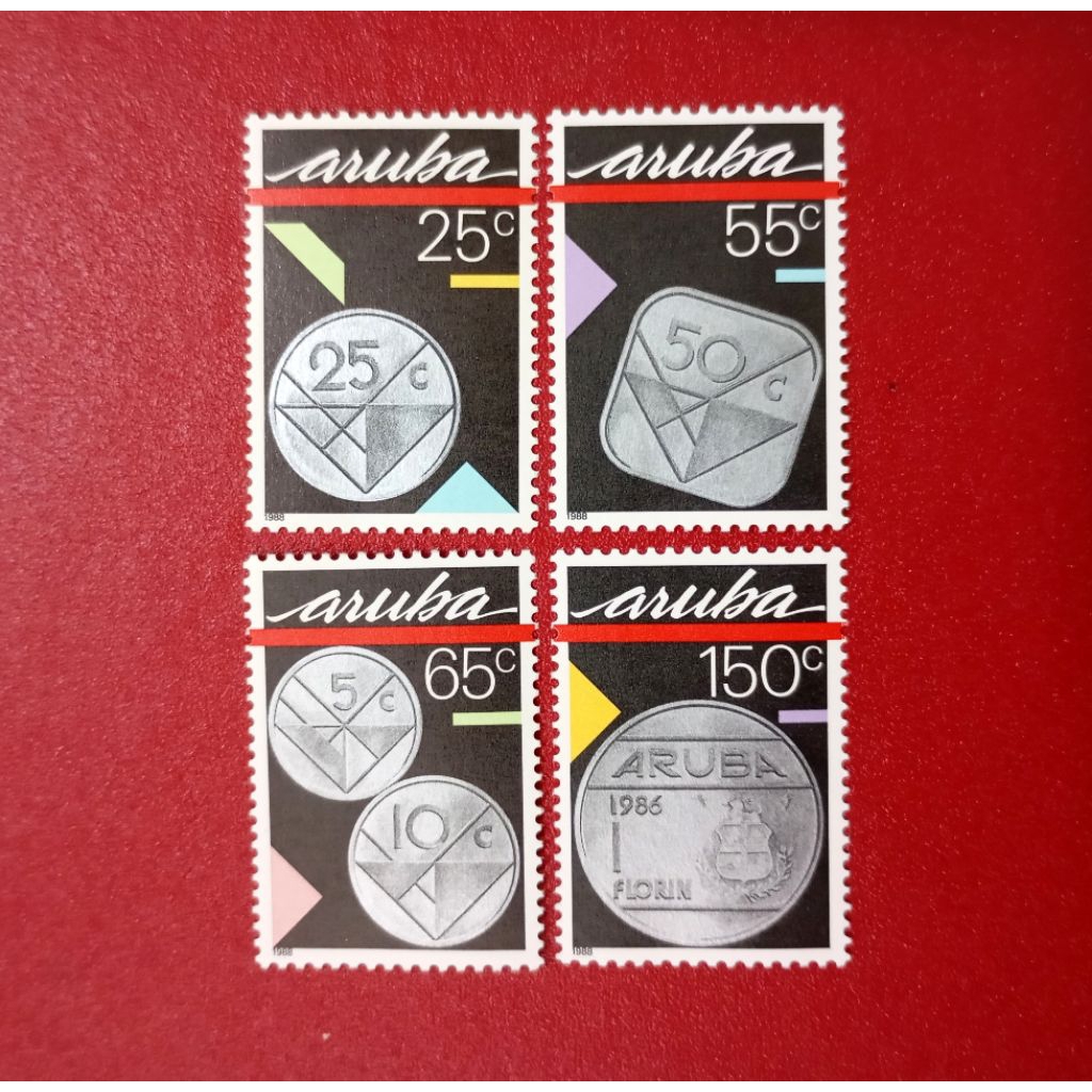 

PRANGKO ARUBA COINS 1988