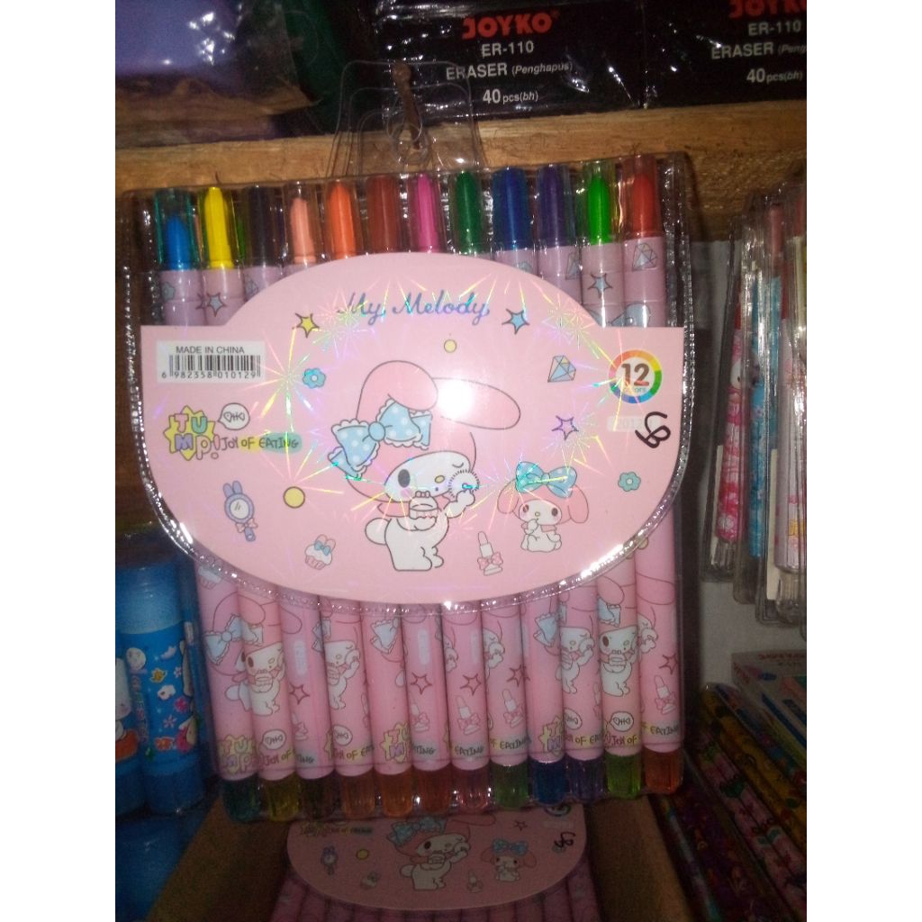 

1.pck isi 12.pcs alat tulis mewarnai