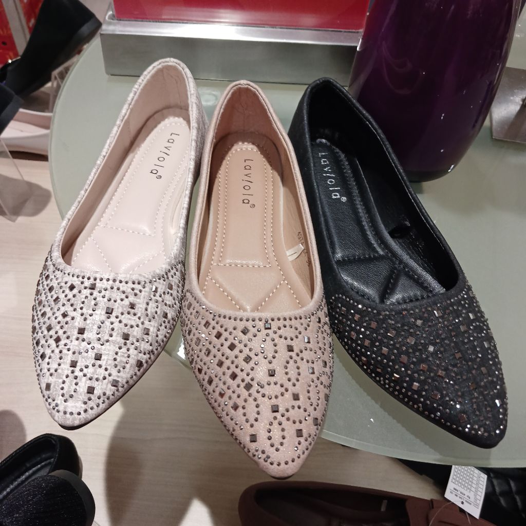sepatu wanita flat pesta LAVIOLA❗️ori dari matahari