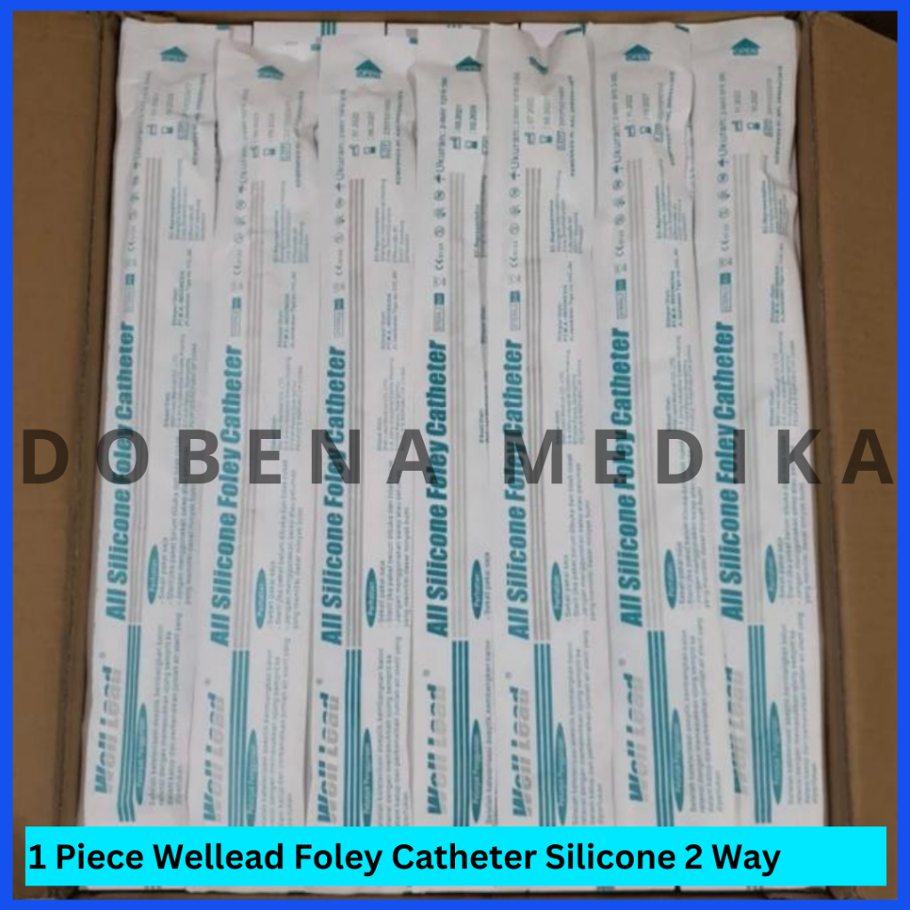 Foley Catheter Silicone No 6 8 10 12 14 16 18 20 22 24 Wellead 2 Way