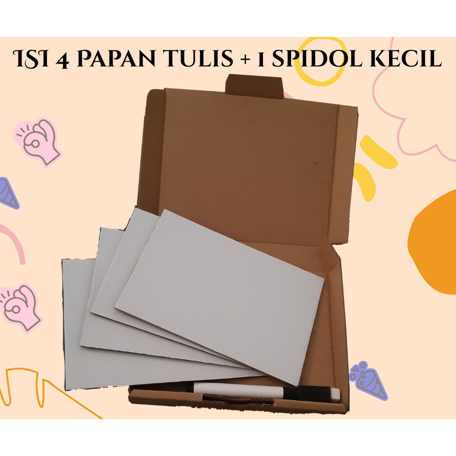 

DIY PAPAN TULIS KECIL A6 ISI 4 + 1 SPIDOL HEMAT KERTAS