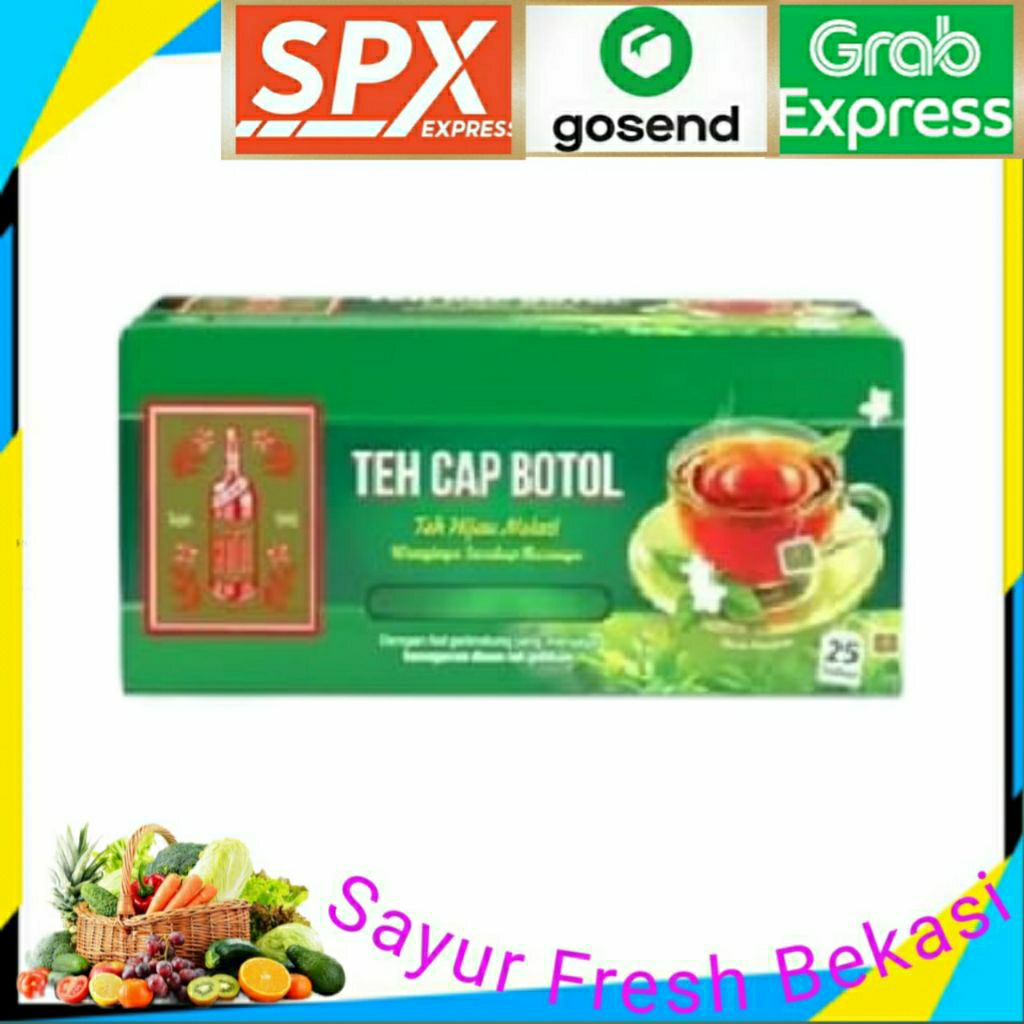 

Teh Hijau Melati Cap Botol (isi 15).