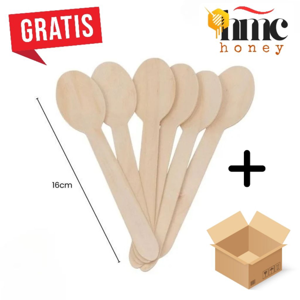 

GRATIS Sendok Kayu Dan Box Packing [HMC honey]