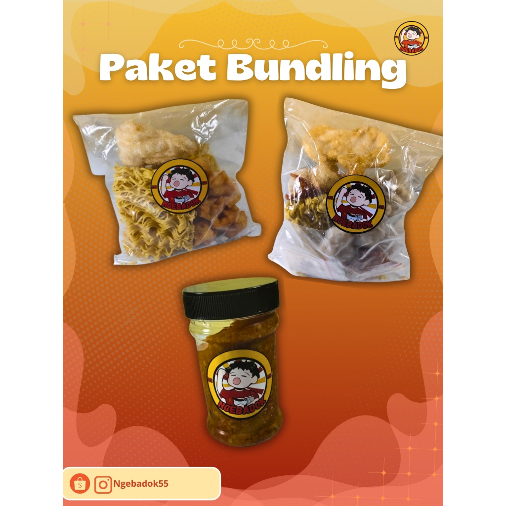 

Ngebadok 55 - Paket Bundling 1 Cuanki Kuah Original Cuanki Goreng Sambal Bawang - Pake Hemat Ramean