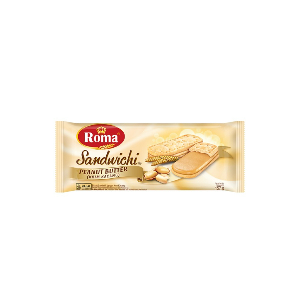 

Roma Biskuit Sandwich Peanut Butter 157 gr