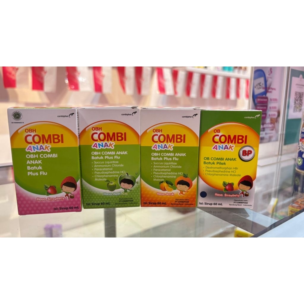 Obh Combi Anak Sirup 60ml Obat Batuk Pilek Demam Batuk Berdahak Batuk Kering Flu Pilek Batuk Flu Dem