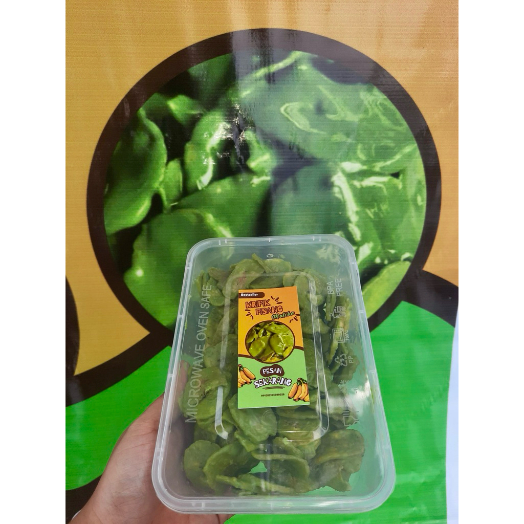 

Kripik pisang matcha lumer MAKNYOSS