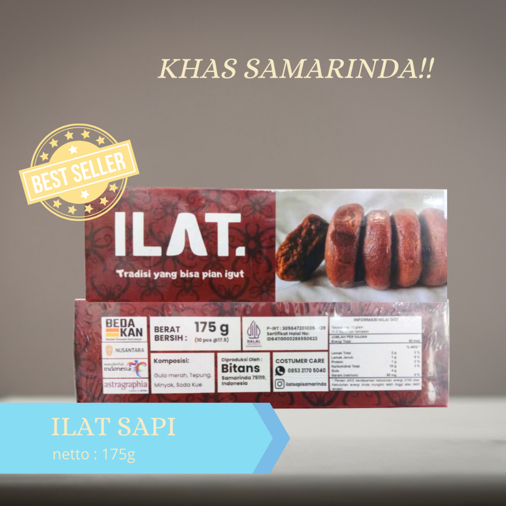 

Makanan Kue Ilat Sapi khas Samarinda siap santap!!