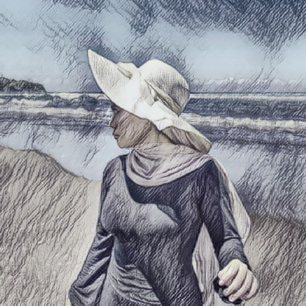 

Lukisan Arang Pensil Custom