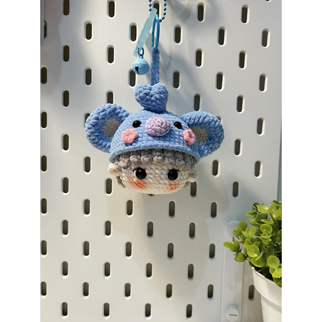 [PULUUUK] BT21 Koya | Keychain | Bagcharm | Amigurumi | Gantungan Kunci | Rajutan | Crochet