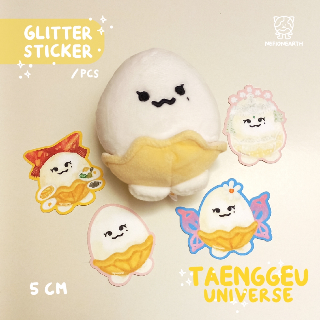 

Glitter Stiker Taenggeu Taeyeon Universe Fanmade