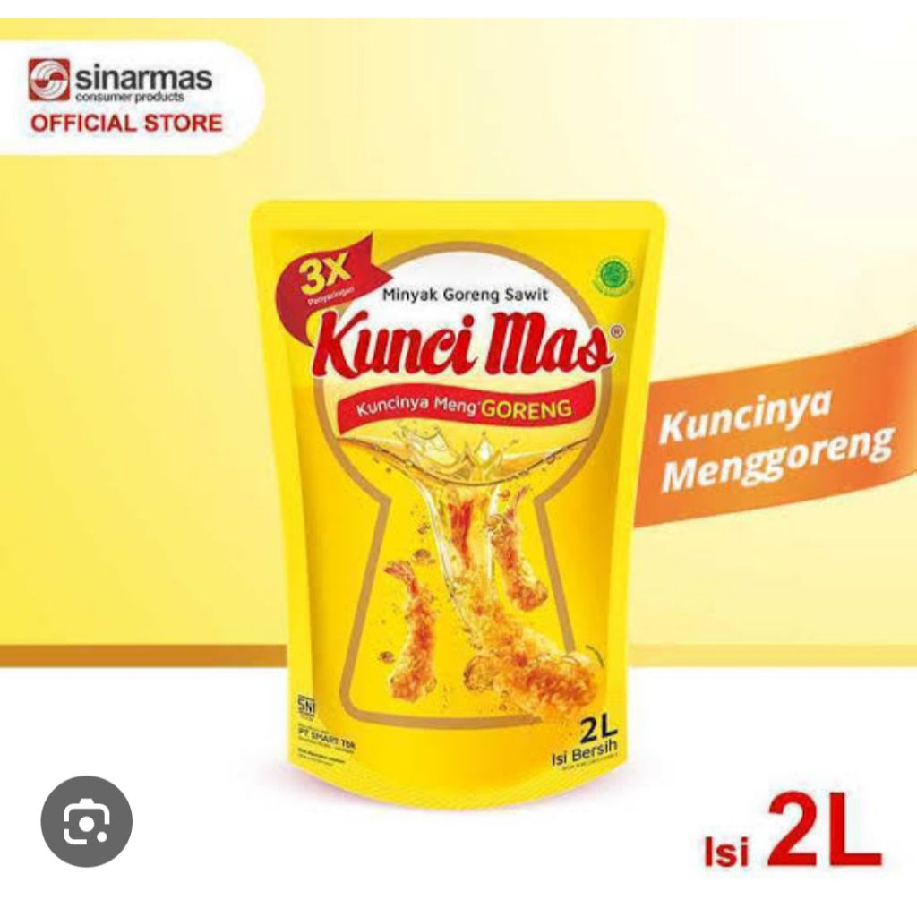 

Kunci Mas Minyak goreng 2 liter pouch