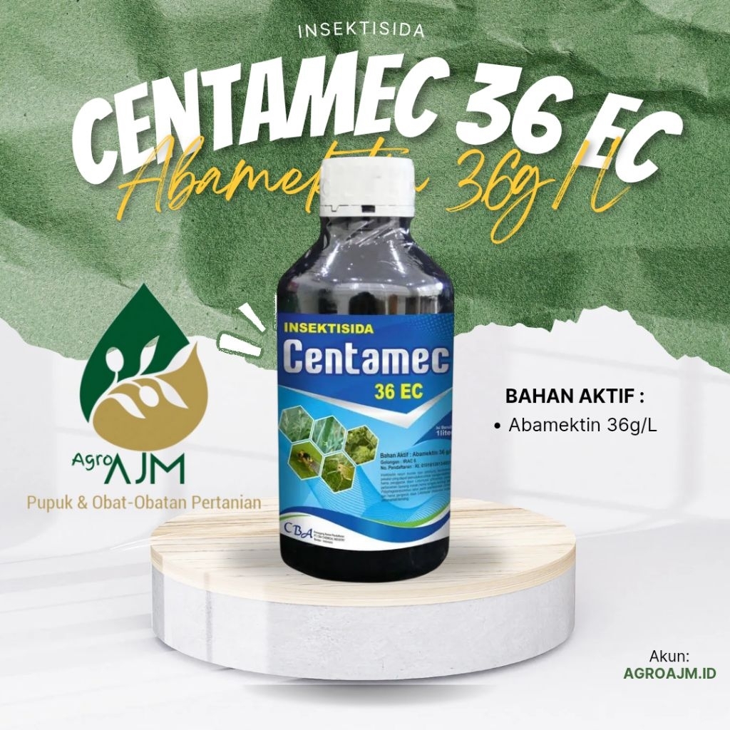 Insektisida Abamektin 36g/L Centamec 36 EC 1Liter