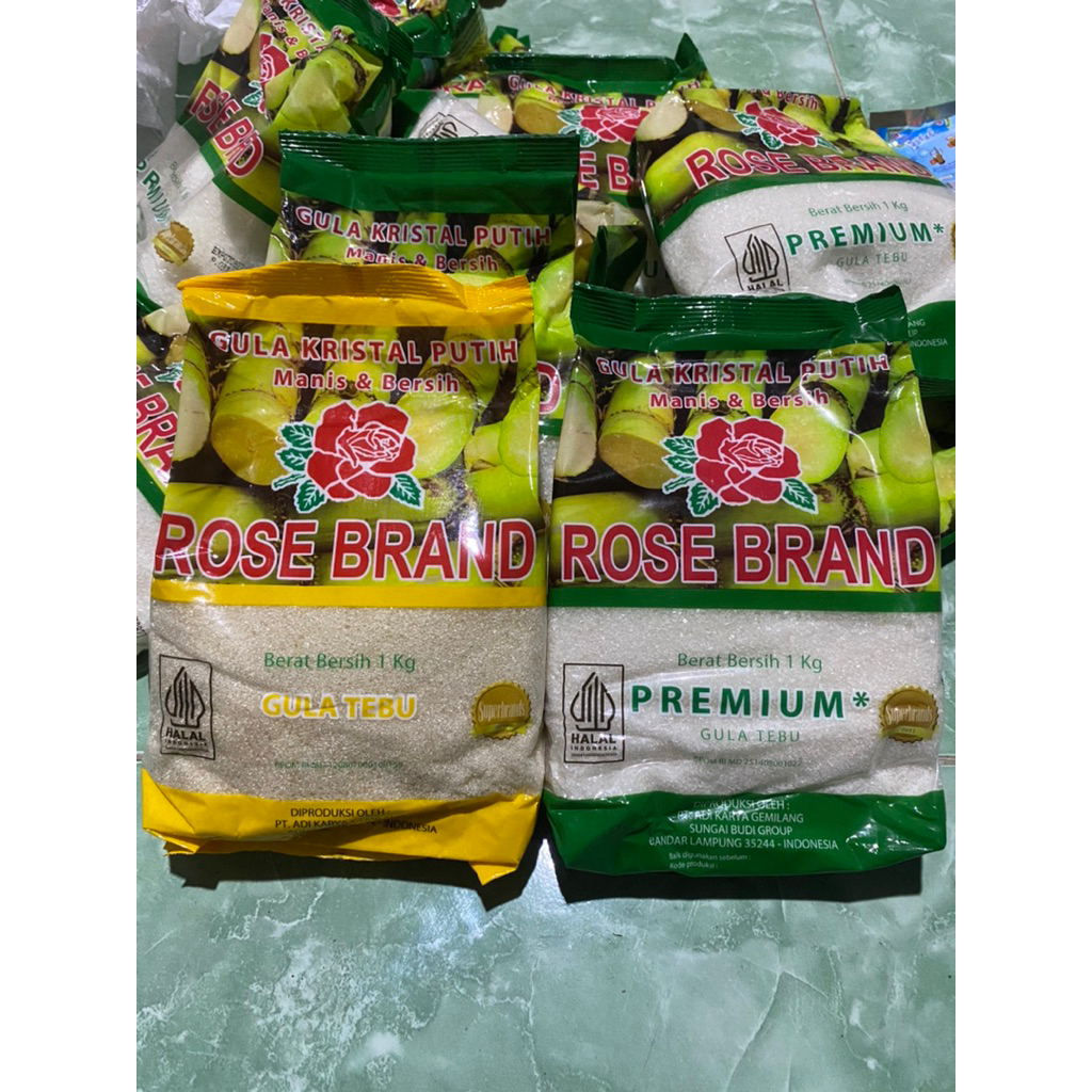 

Gula Pasir Rose Brand 1 KG Premium Kuning