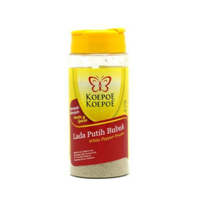 

Koepoe Koepoe Lada Putih Bubuk 85 Gram