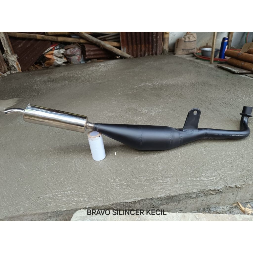 KNALPOT 2TAK STANDAR RACING SUZUKI RC80 RC100 BRAVO