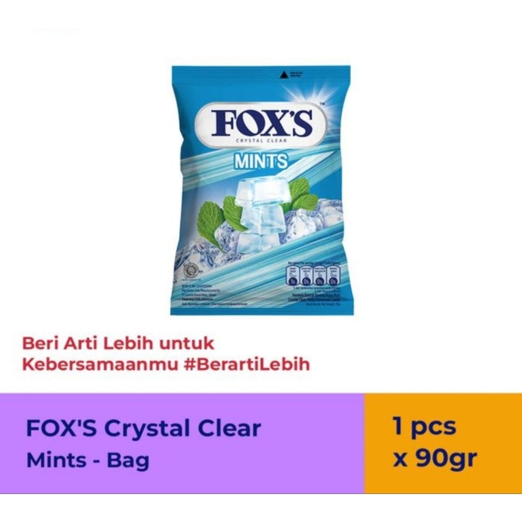 

FOX’S Mint Bag 90 gram / permen foxs