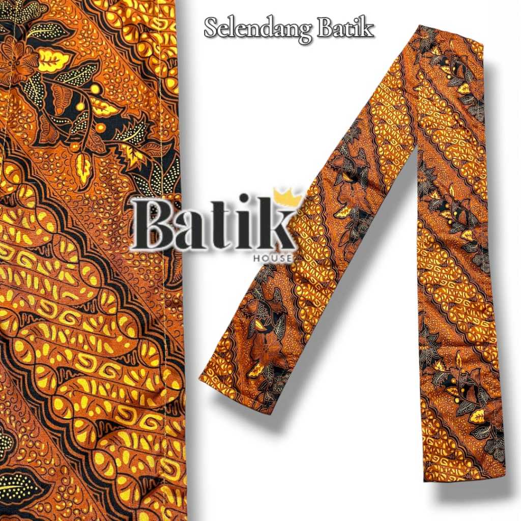 Selendang Kebaya Batik Syal Batik Selendang Batik