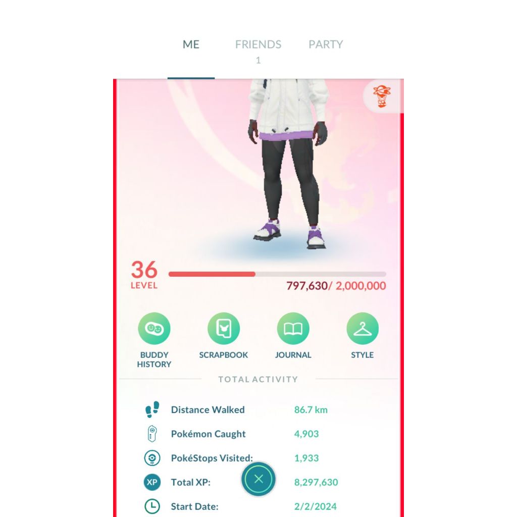 AKUN POKEMON GO JOIN 2024 LEVEL 36 SHINY 20 LEGENDARY 20