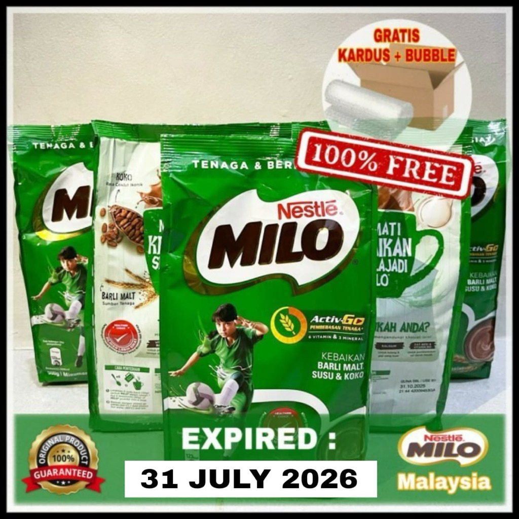 

Susu Milo Malaysia (900 Gr) - Original
