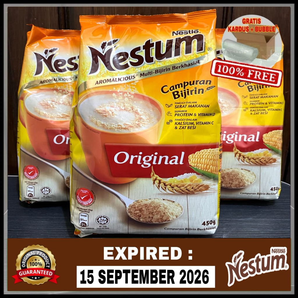 

NESTUM Sereal Gandum Original Malaysia - Makanan Diet - Makanan Sehat (450 Gram)