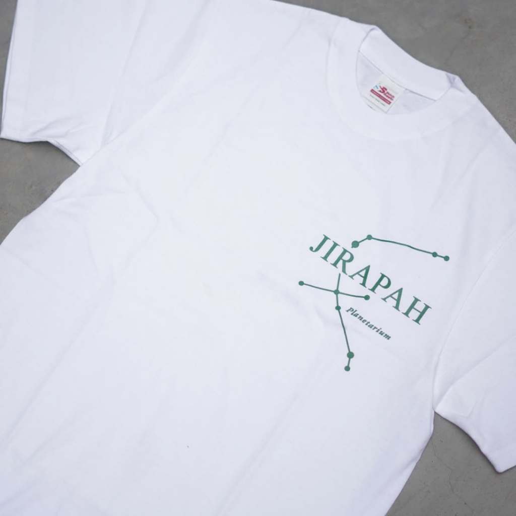 Tshirt Jirapah - Planetarium (White)
