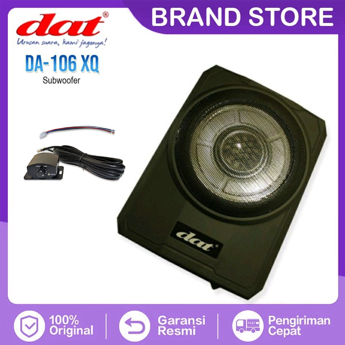 Subwoofer Kolong DAT DA-106XQ Speaker Kolong Mobil Active Subwoofer 10 Inch 400W High power and Low
