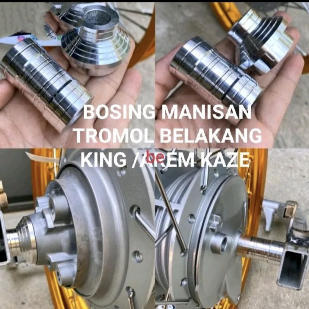BOSHING TROMOL BELAKANG ARM KAZE KE KING 1 SET
