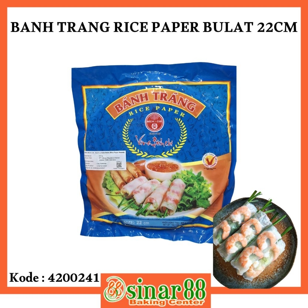 

BANH TRANG RICE PAPER BULAT 22 CM