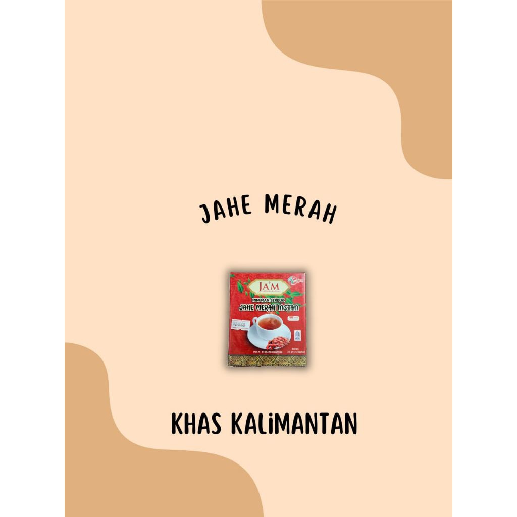 

Ja'M Jahe Merah Instan | Khas Kalimantan (20gr × 5 sachet)