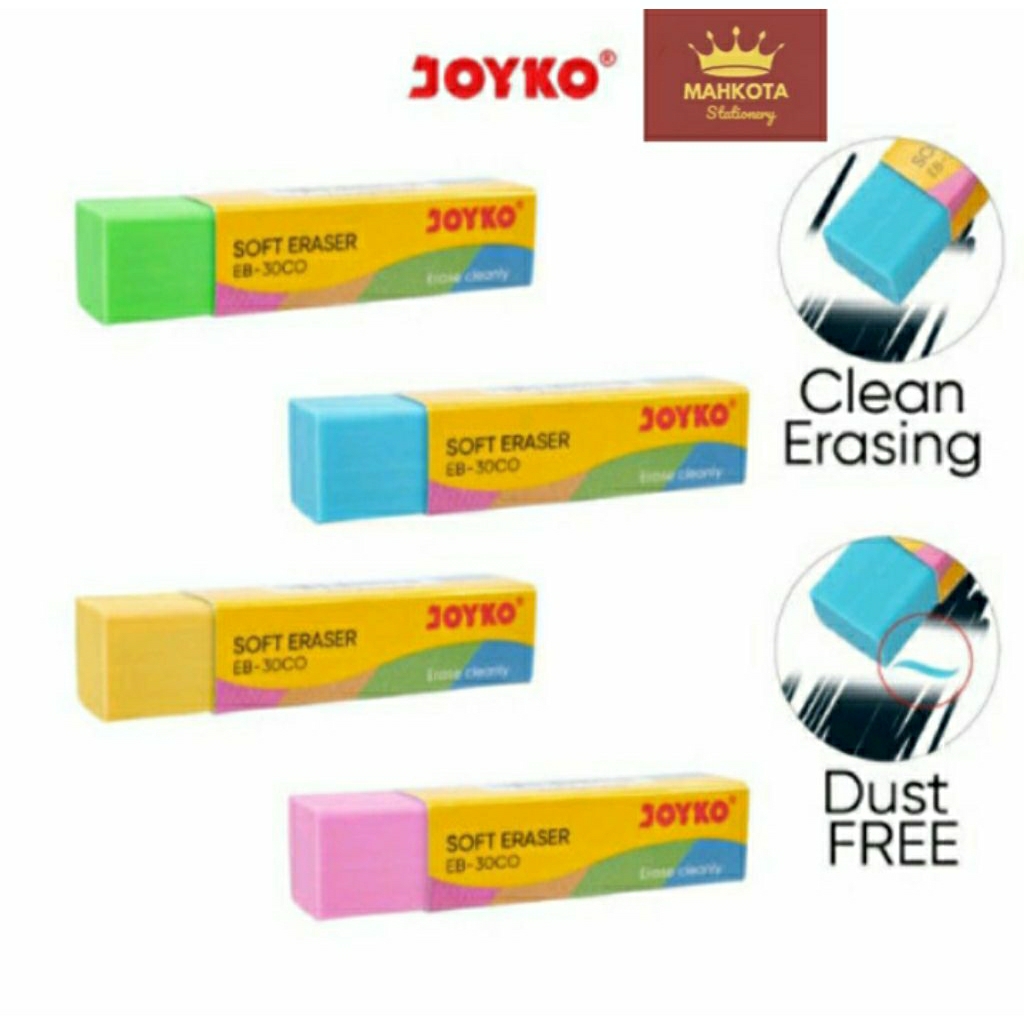

Penghapus Pensil Joyko EB-30CO/Erase Penghapus joyko