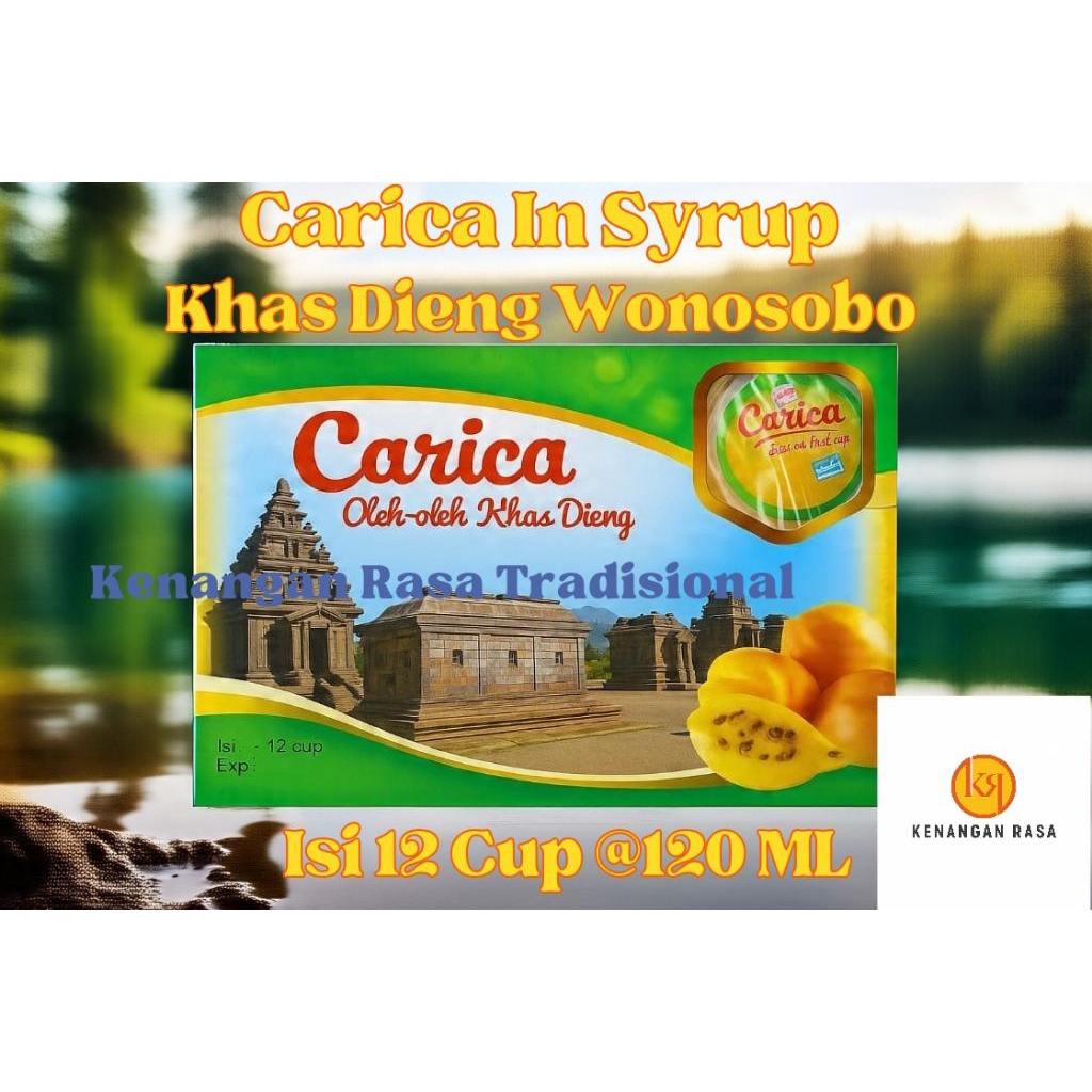 

Carica Dieng Kemasan Kardus Isi 12 Cup 120ml | Buah Carica Segar Manisan Khas Wonosobo