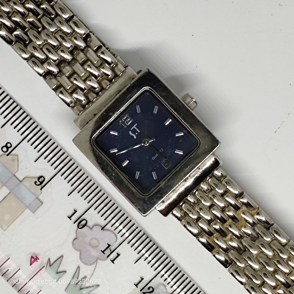 Jam Tank S.T by Titus 18-0035 Blue Dial Bekas