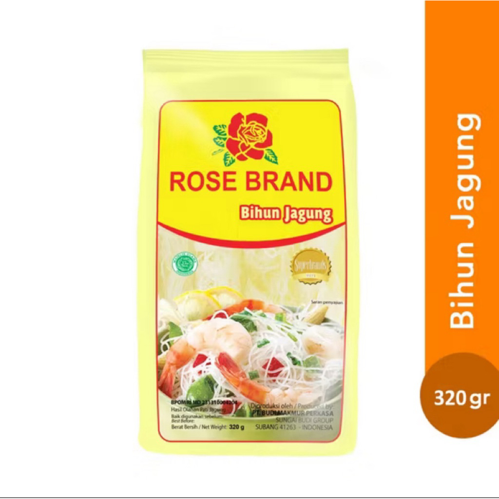 

Rose Brand Bihun Jagung 320gr – Bening, Kenyal, dan Tidak Mudah Hancur