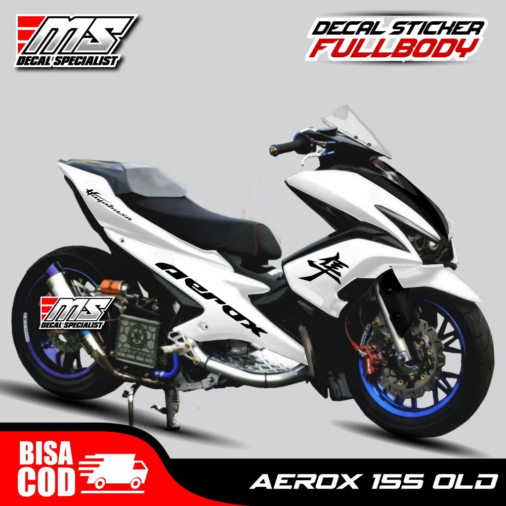 Decal stiker Polos Yamaha Aerox 155 Old full body Hayabusa
