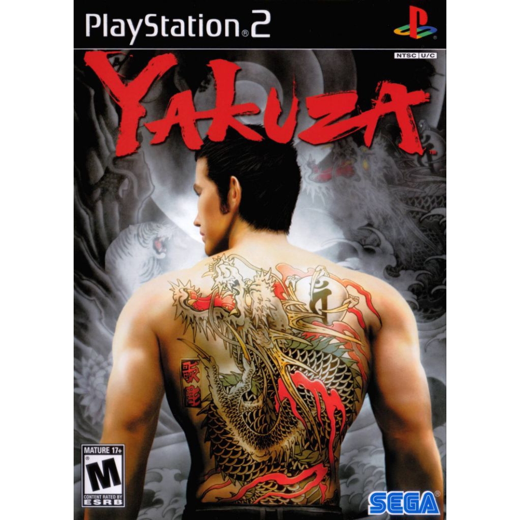 kaset dvd ps2 yakuza