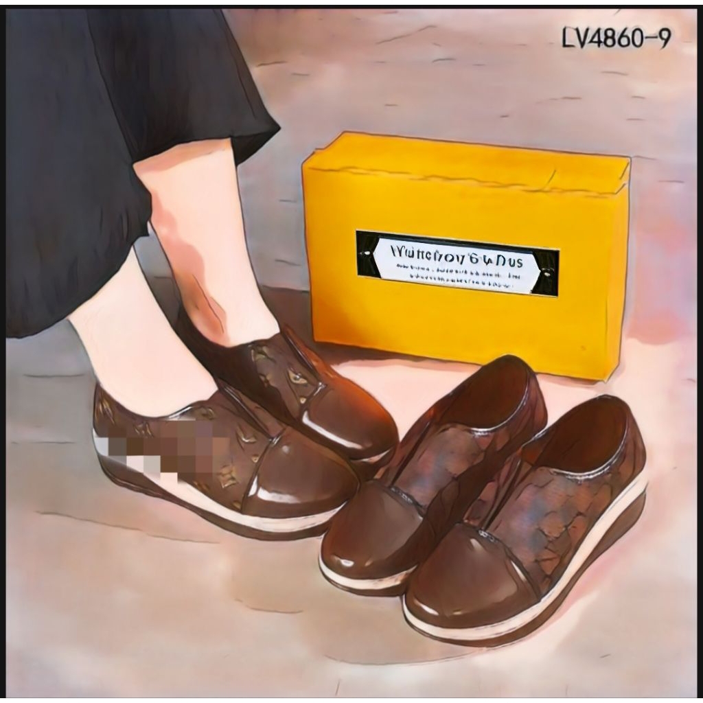 LV4860-9 Wedges Slip-On Shoes