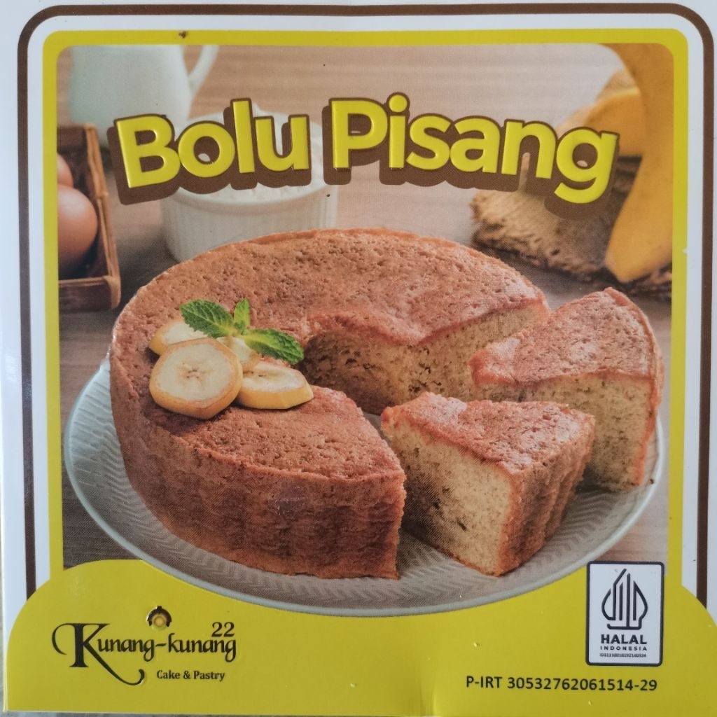

BOLU PISANG KUNANG KUNANG KHAS BANDUNG
