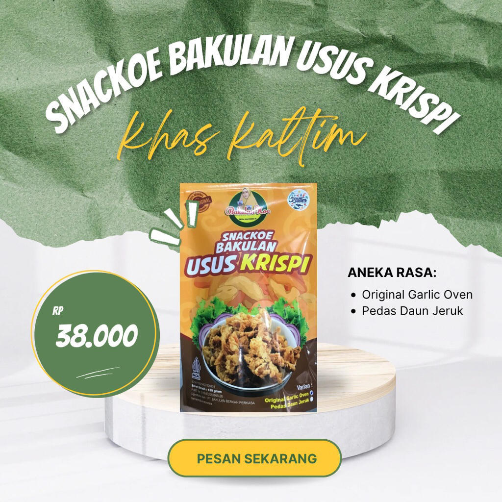 

SNACKOE BAKULAN USUS KRISPI