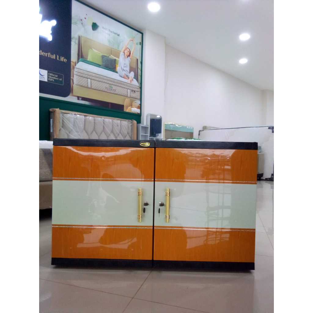 Rak TV Minimalis/Rak TV Plastik/Bufet Plastik/Lemari Plastik Nandos 2 Pintu