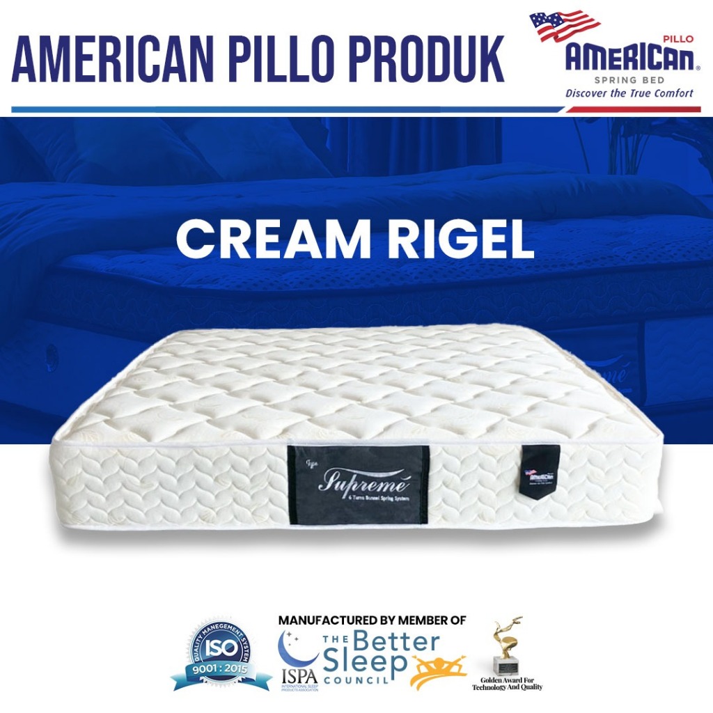 AMERICAN PILLO SPRING BED TYPE SUPREME