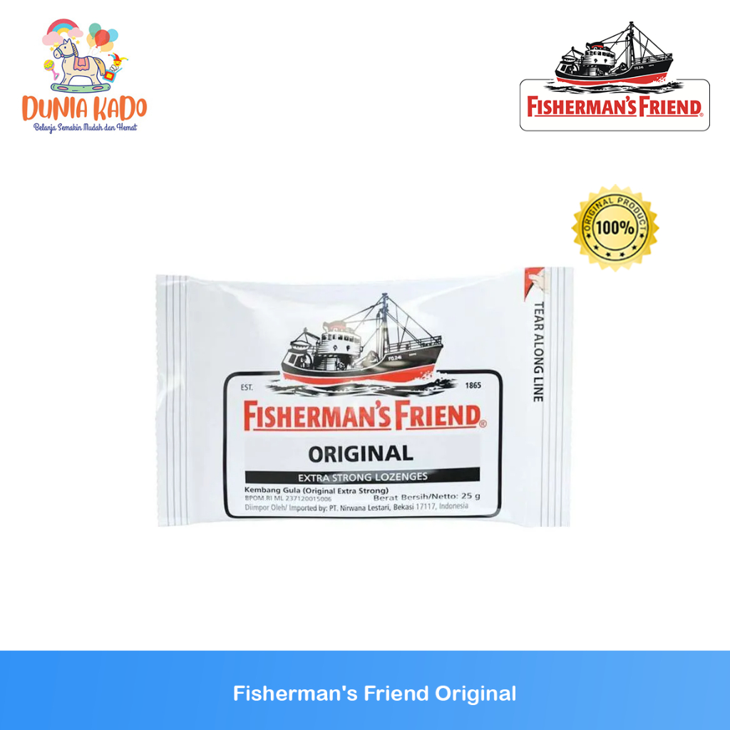 

Fisherman's Friend Original - Permen Pelega Tenggorokan