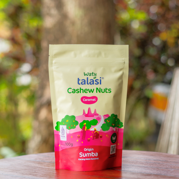 

Cashew Nuts Caramel 100gr, Kacang Mete Sumba