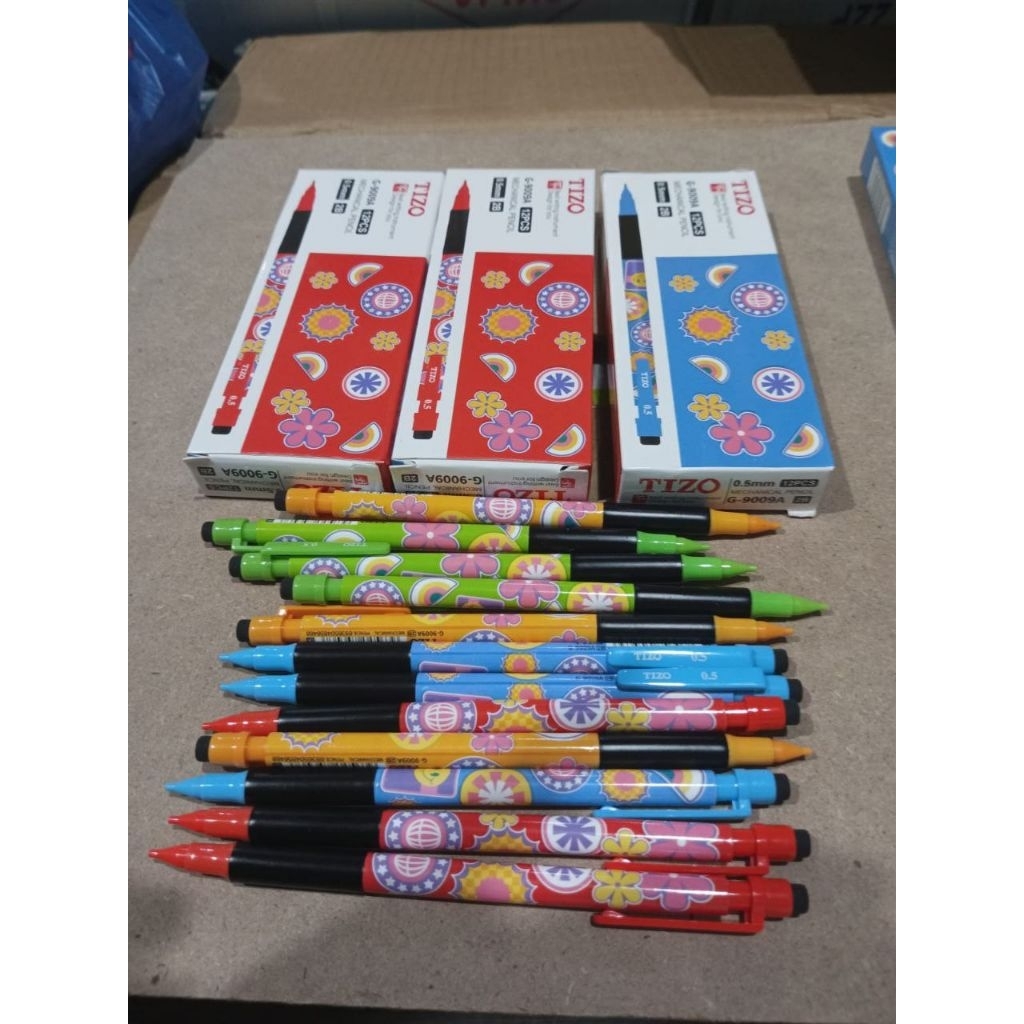 

(1pak)Pensil mekanik TIZO 0,5mm G-9009A/pensil isi kecil tizo/mechanical pencil tizo 0,5mm