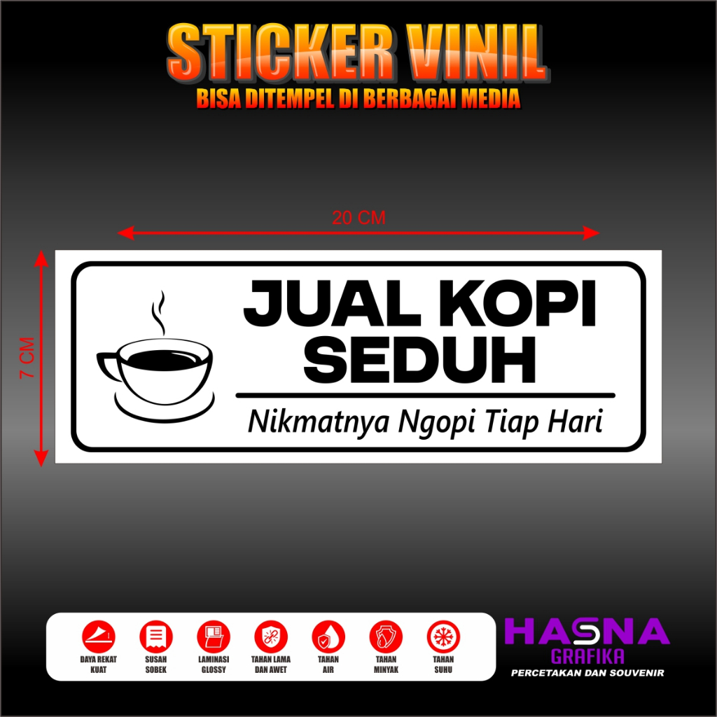 

sticker jual kopi seduh