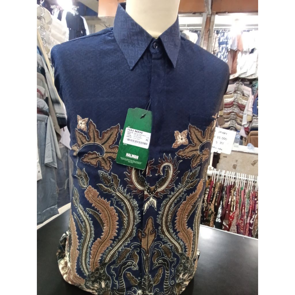 BATIK SUTRA DOBBY HALMAN LENGAN PANJANG