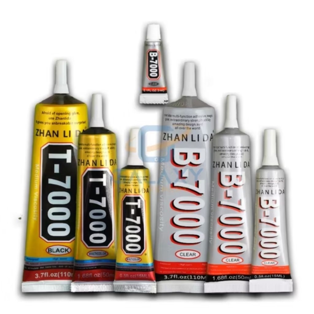 

Lem lcd touchscreen B7000 bening / Lem T7000 hitam lem serba guna