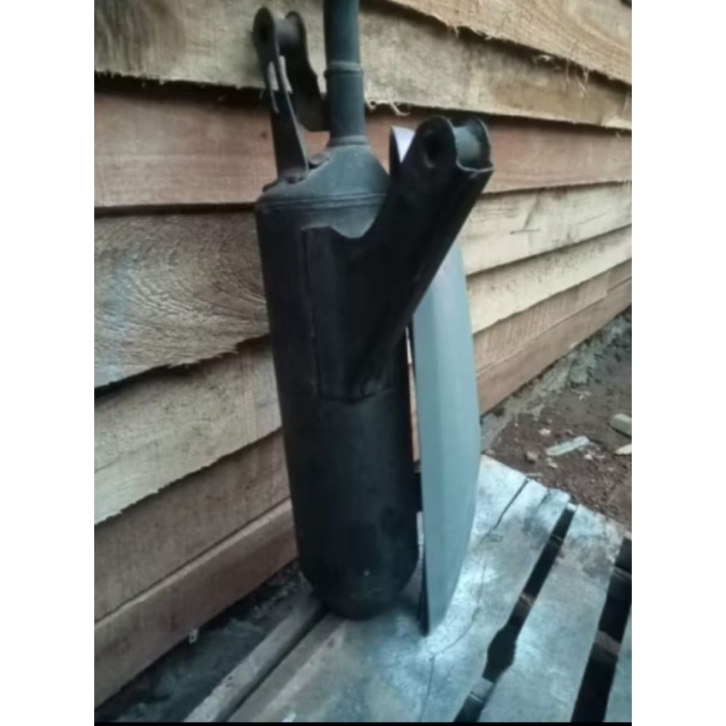 KNALPOT KNALPOT SETANDAR MOTOR HONDA SCOOPY 2021-2023 DONAT ORIGINAL COPOTAN