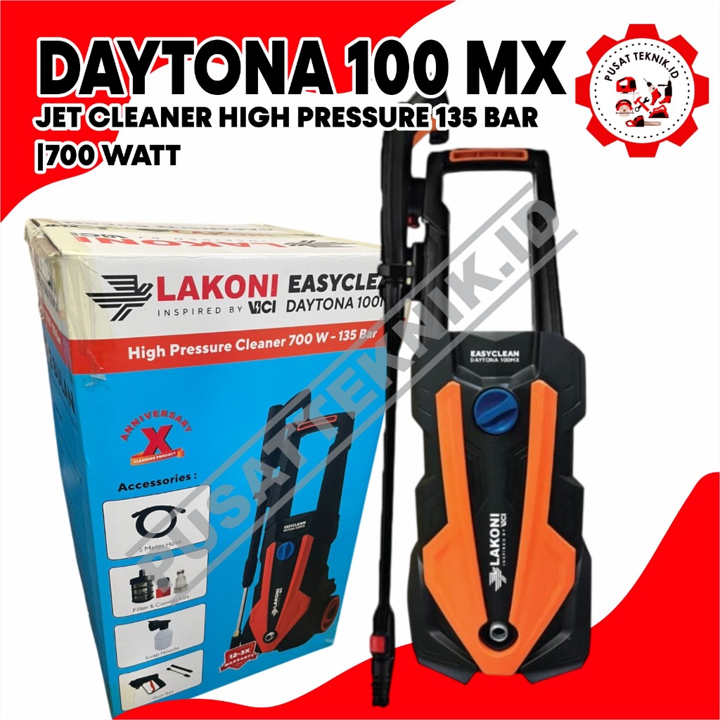 LAGUNA 70 / 110X DAYTONA 100MX JET CLEANER LAKONI LAGUNA 70 LISTRIK 500WATT MESIN CUCI STEAM MOBIL