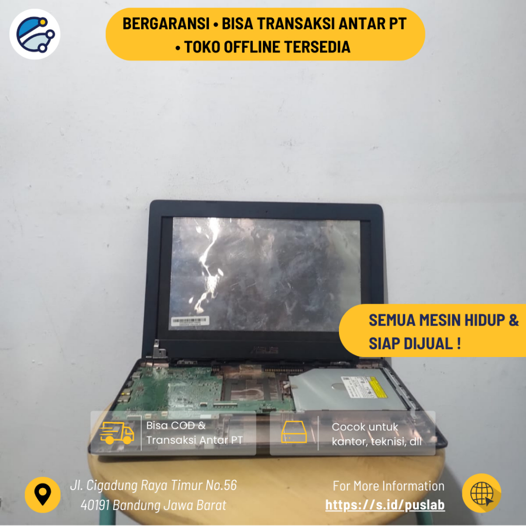 Motherboard Laptop / Mobo Laptop / Mainboard Laptop / Mesin Laptop Copotan / Board Laptop Pretelan /